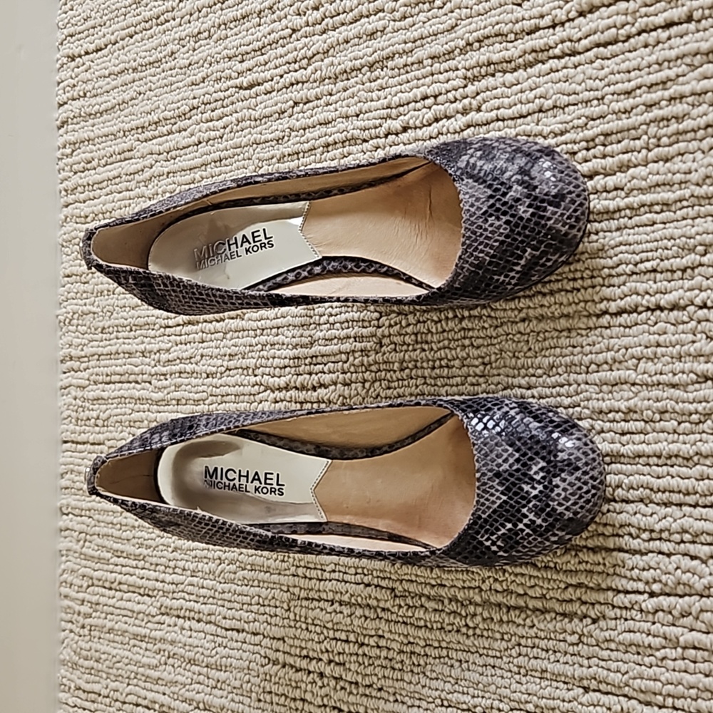 MICHAEL Michael Kors Snakeskin Heels